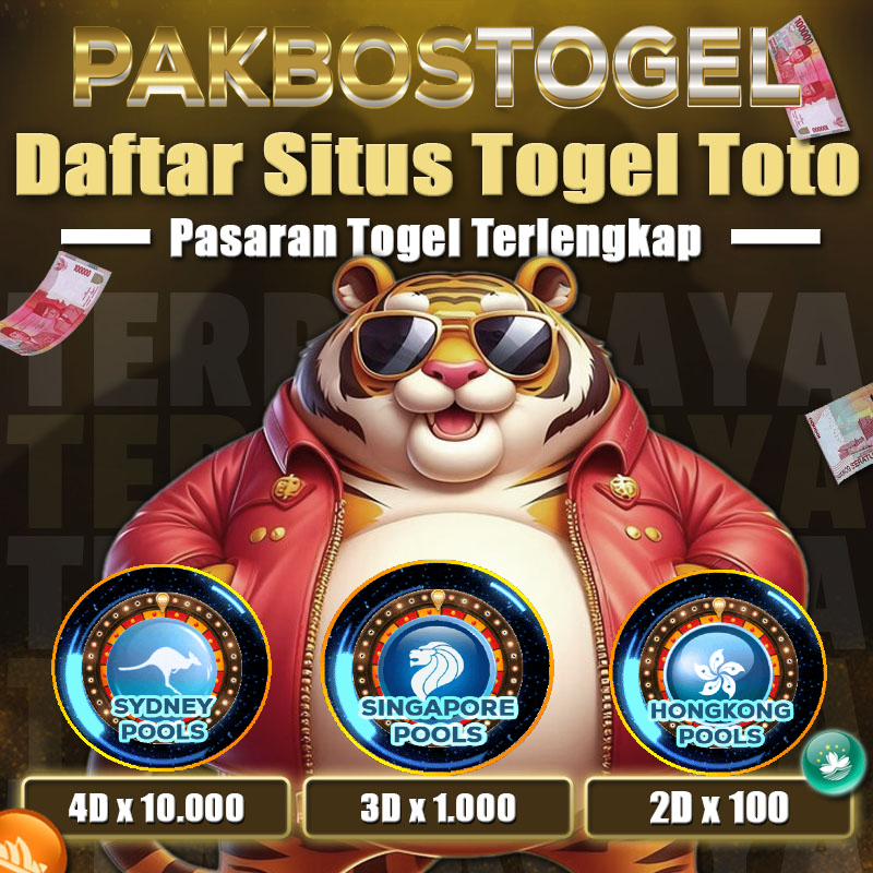 PAKBOSTOGEL - Situs Toto Slot 4D Langganan Gacor Maxwin Hari ini